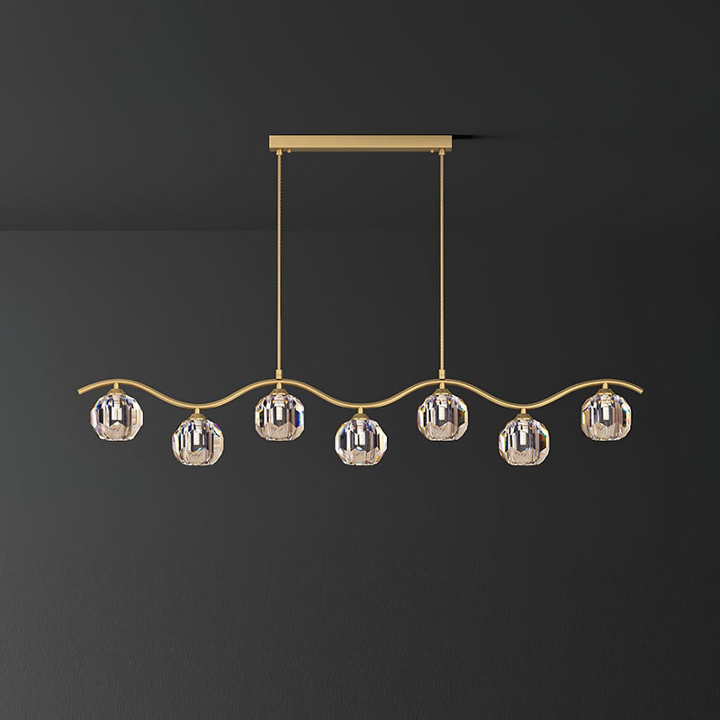 Eara Crystal Chandelier-DWHOME
