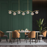 Eara Crystal Chandelier-DWHOME