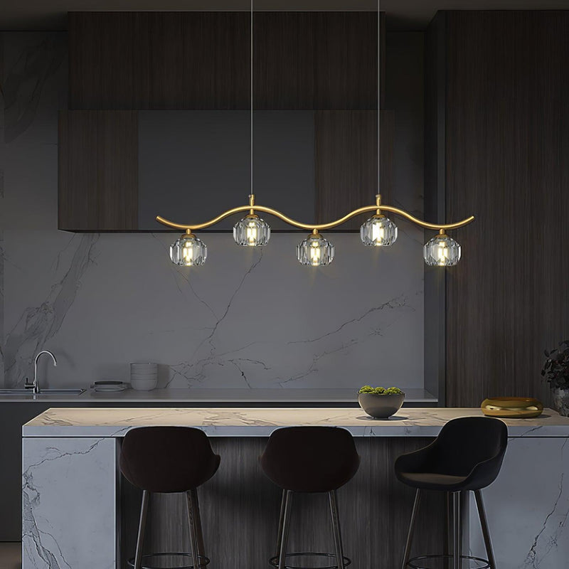 Eara Crystal Chandelier-DWHOME