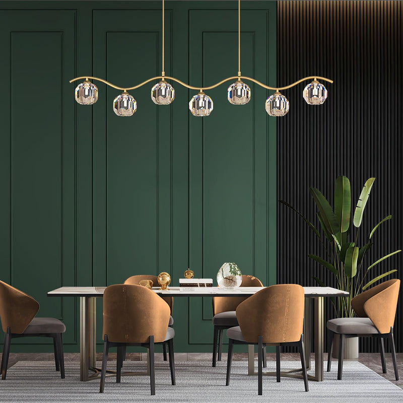 Eara Crystal Chandelier-DWHOME