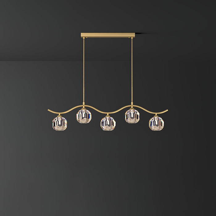 Eara Crystal Chandelier-DWHOME