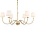 Eclipse Brass Chandelier-DWHOME