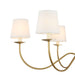 Eclipse Brass Chandelier-DWHOME