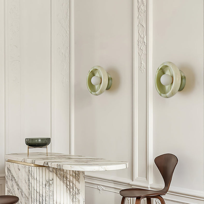 Eclipse Jade Wall Sconce-DWHOME