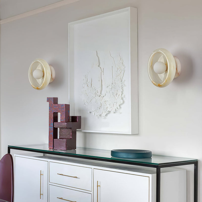 Eclipse Jade Wall Sconce-DWHOME