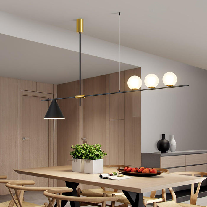 Eclipse Linear Suspension Light.