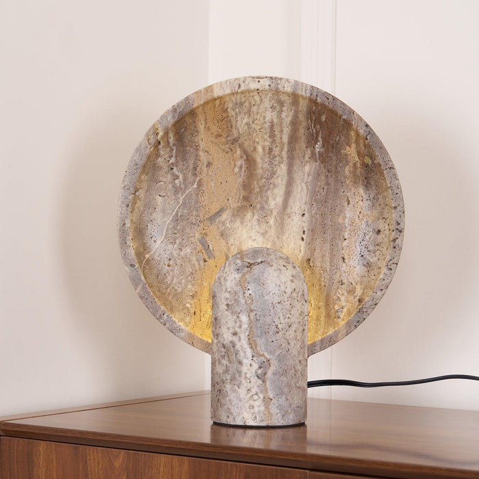 Lampe de table en pierre Eclipse - DWHOME