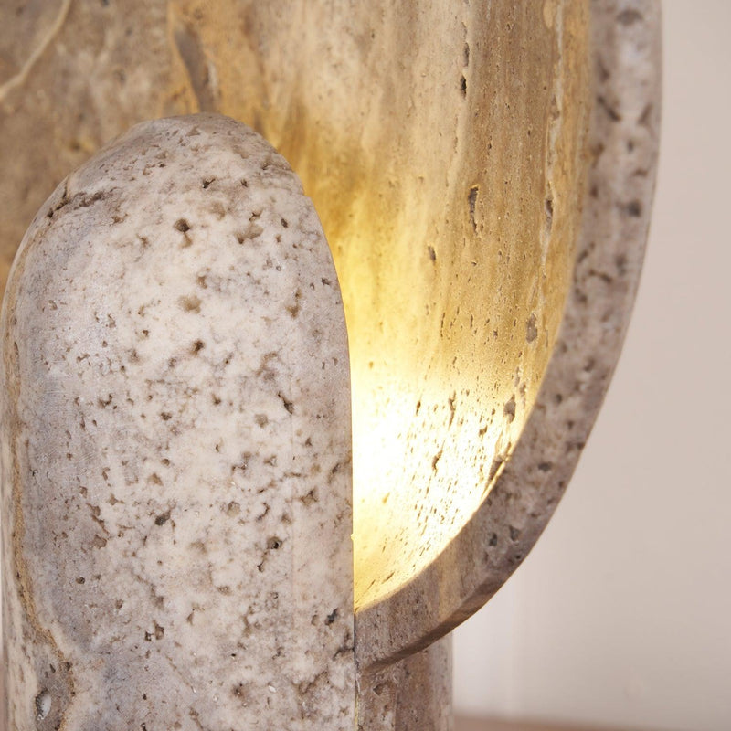 Eclipse Stone Table Lamp-DWHOME