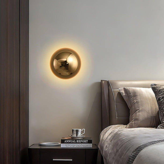 Aurum Sphere Wall Sconce.