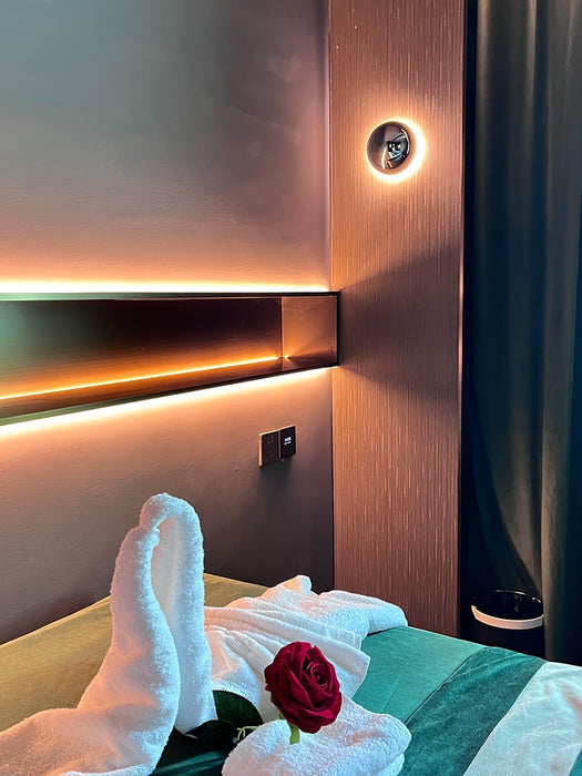 Aurum Sphere Wall Sconce-DWHOME