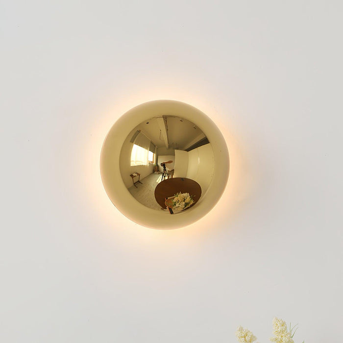 Aurum Sphere Wall Sconce-DWHOME