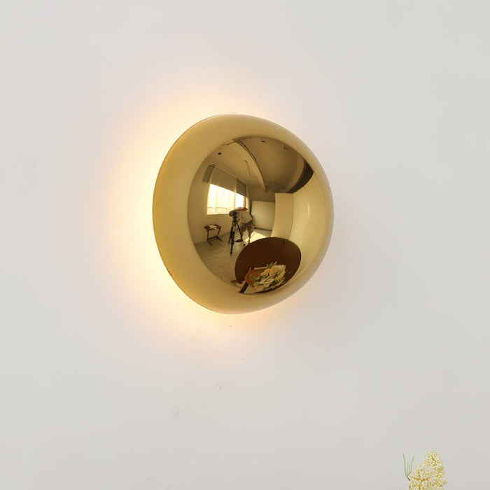 Aurum Sphere Wall Sconce-DWHOME
