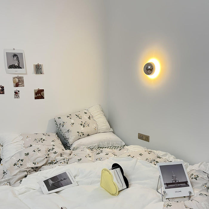 Aurum Sphere Wall Sconce-DWHOME
