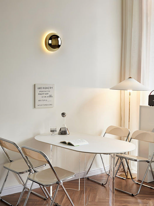 Aurum Sphere Wall Sconce-DWHOME
