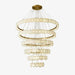 Ecliptica Spiral Alabaster Chandelier - 