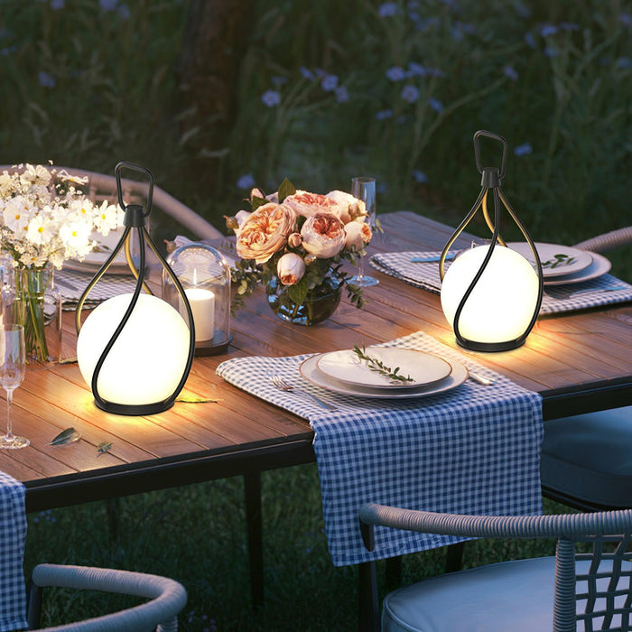 Eclisse Orb Lantern Rechargeable Table lamp-DWHOME
