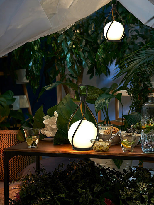 Eclisse Orb Lantern Rechargeable Table lamp-DWHOME