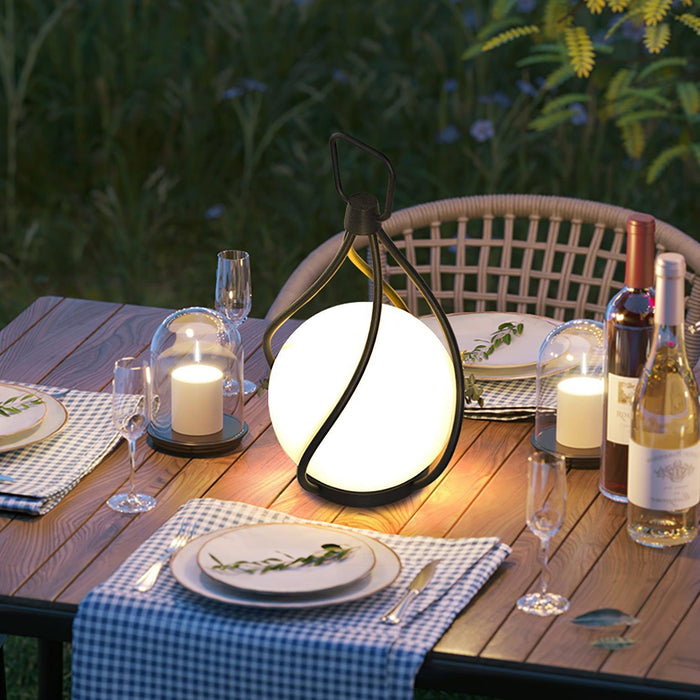Eclisse Orb Lantern Rechargeable Table lamp-DWHOME