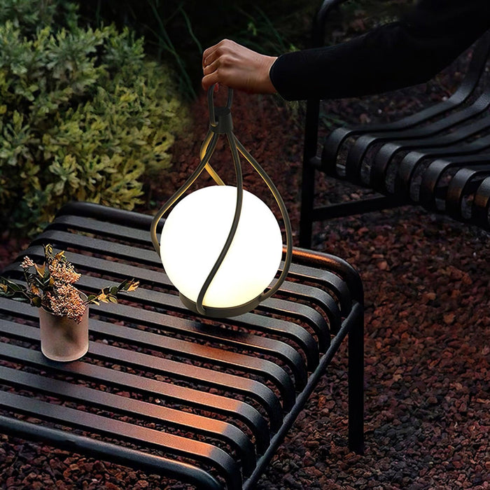 Eclisse Orb Lantern Rechargeable Table lamp-DWHOME