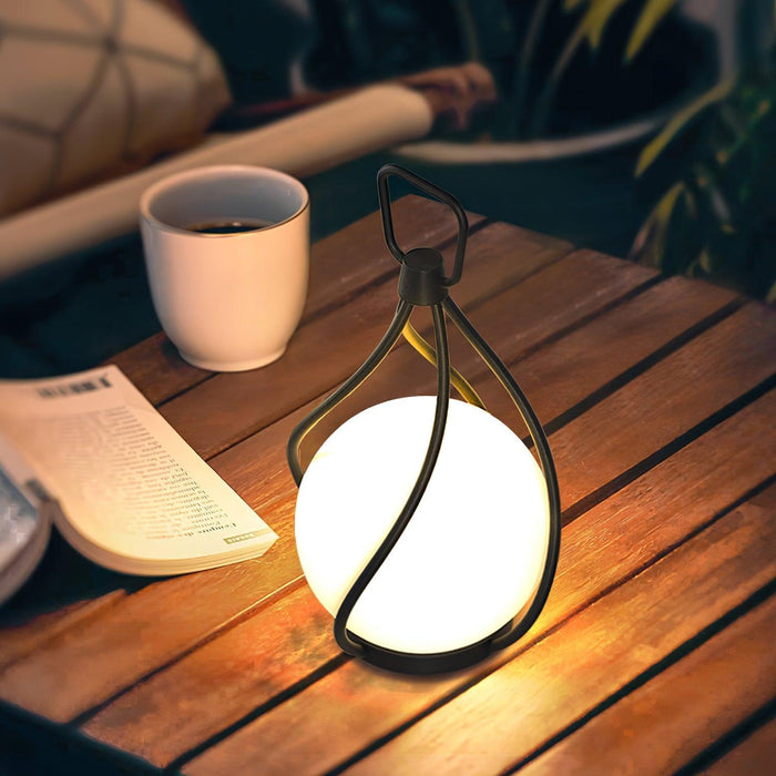 Eclisse Orb Lantern Rechargeable Table lamp-DWHOME