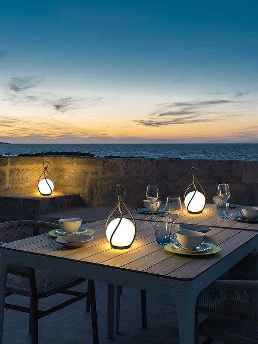 Eclisse Orb Lantern Rechargeable Table lamp-DWHOME