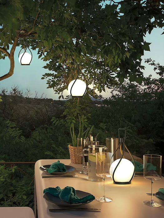 Eclisse Orb Lantern Rechargeable Table lamp-DWHOME