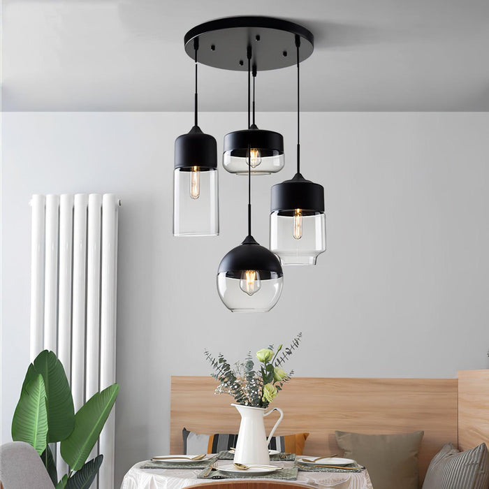 Eclisse Quartet Pendant Lamp.