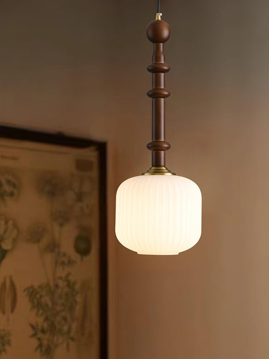 Edison Wood Pendant Light-DWHOME