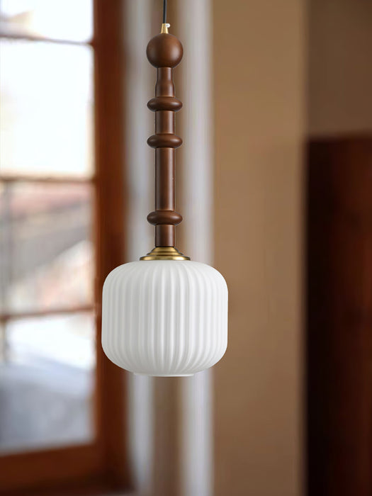 Edison Wood Pendant Light.