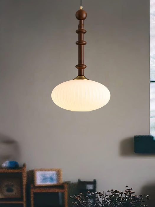 Edison Wood Pendant Light-DWHOME