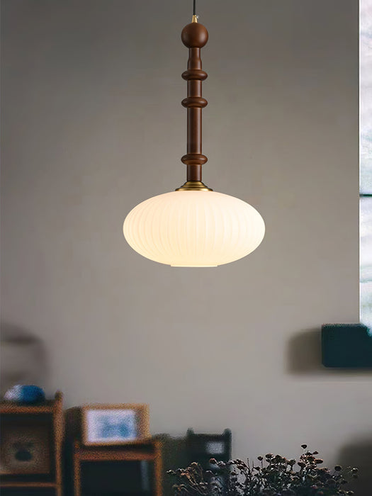 Edison Wood Pendant Light.