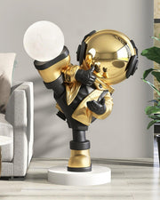 Effort Astronaut Built-in Battery Floor Lamp-DWHOME