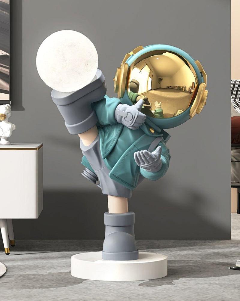 Effort Astronaut Built-in Battery Floor Lamp-DWHOME