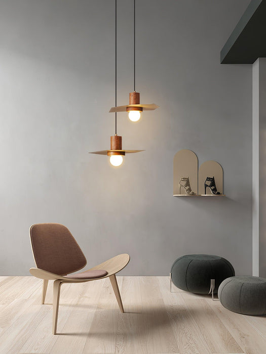 Elara Halo Pendant Lamp-DWHOME