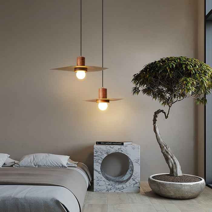 Elara Halo Pendant Lamp-DWHOME