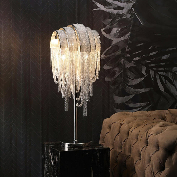 Chains Tassel Table Lamp-DWHOME