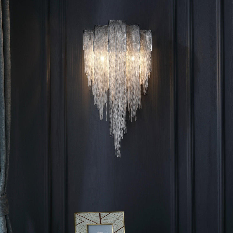 Chains Tassel Wall Lamp-DWHOME