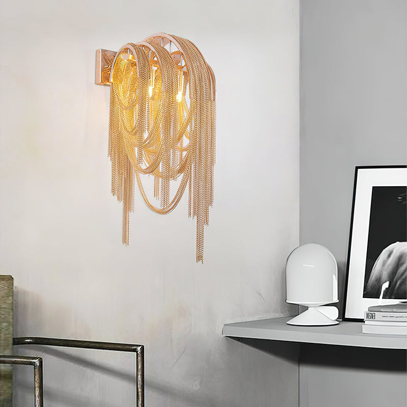 Chains Tassel Wall Lamp-DWHOME