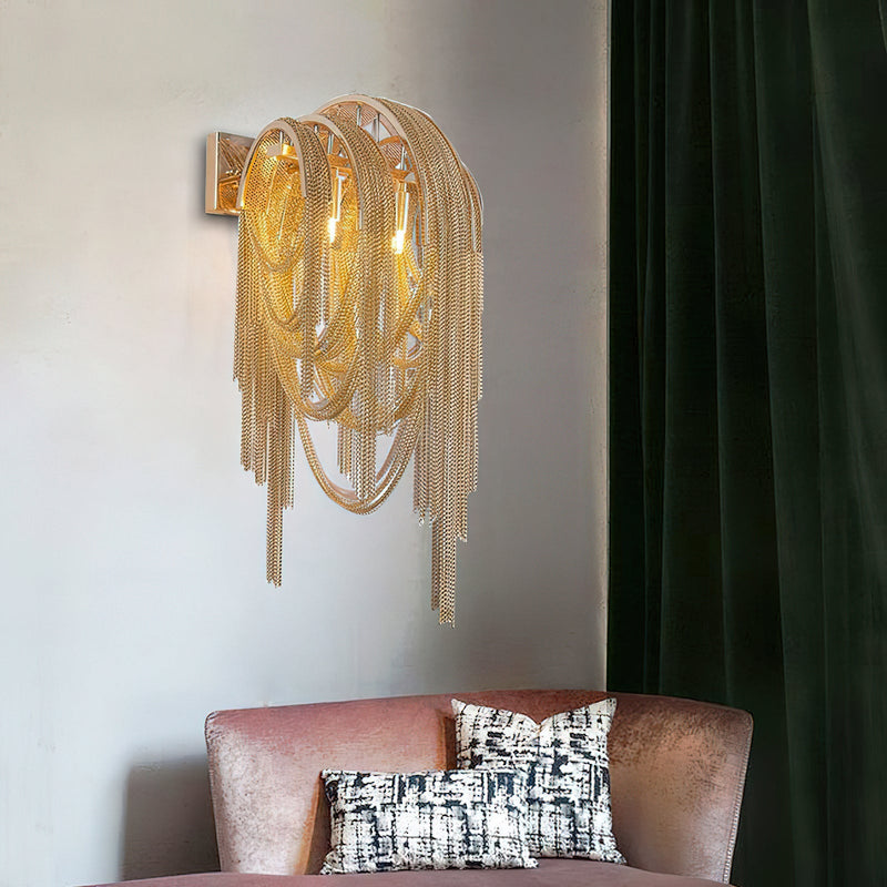 Chains Tassel Wall Lamp-DWHOME