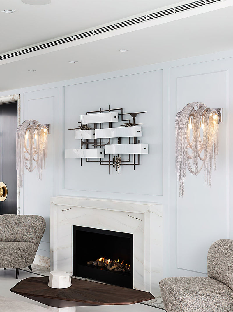 Chains Tassel Wall Lamp-DWHOME