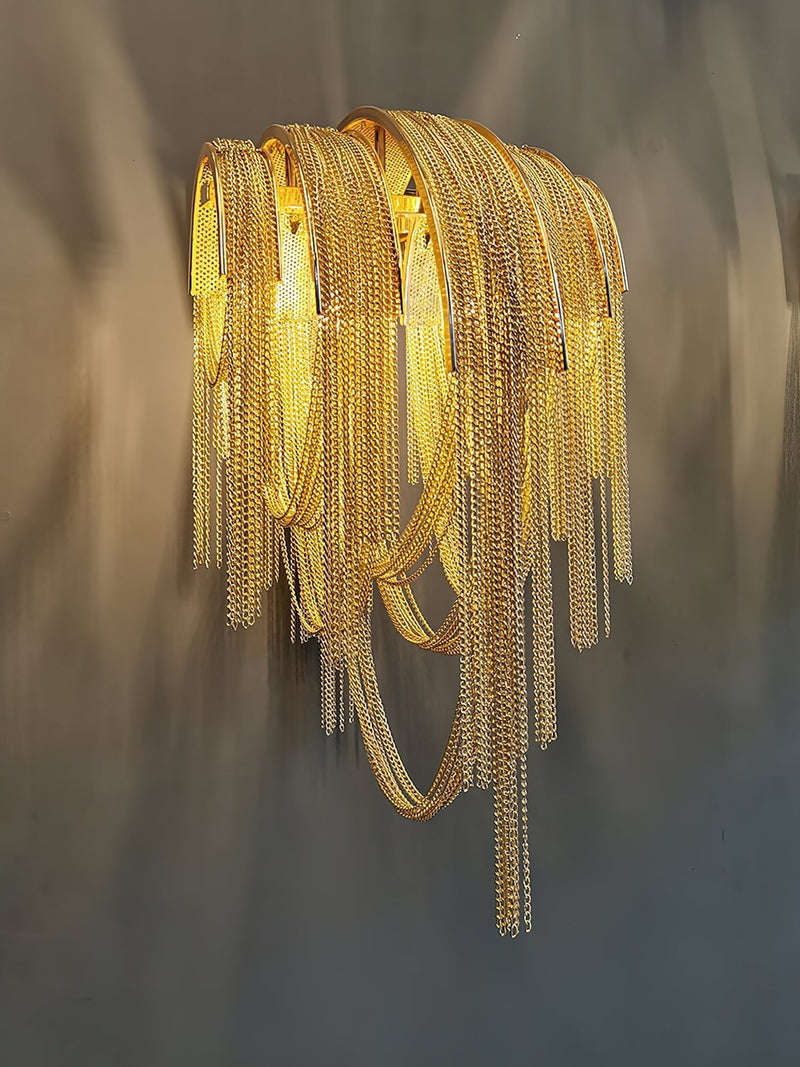 Chains Tassel Wall Lamp-DWHOME