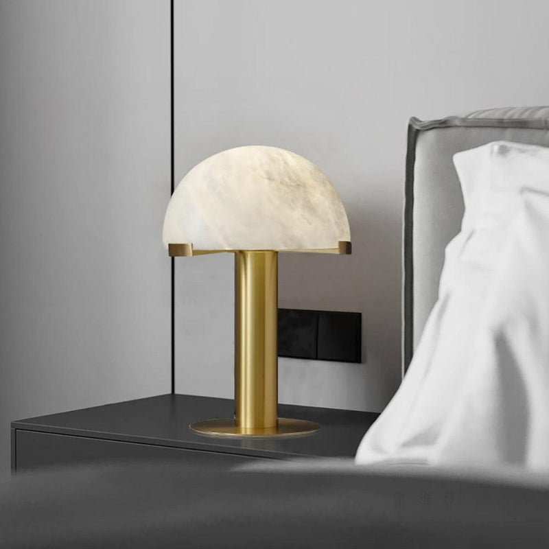 Elegance Alabaster Table Lamp-DWHOME