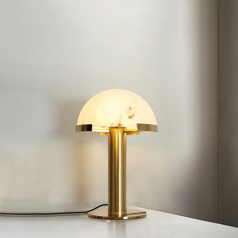 Elegance Alabaster Table Lamp-DWHOME