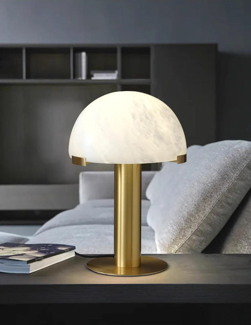 Elegance Alabaster Table Lamp-DWHOME
