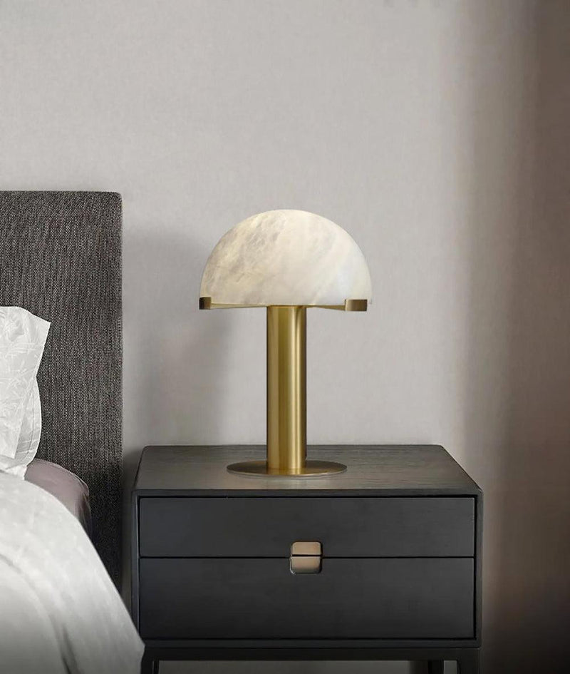 Elegance Alabaster Table Lamp-DWHOME