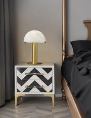 Elegance Alabaster Table Lamp-DWHOME