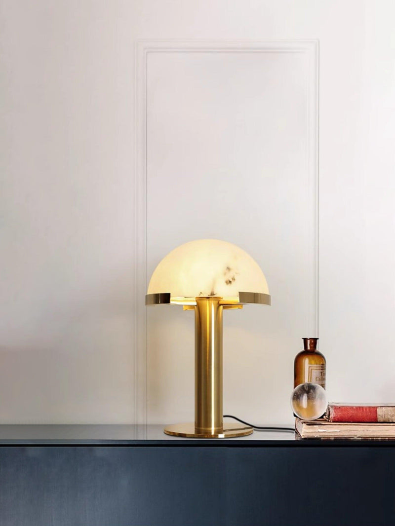 Elegance Alabaster Table Lamp-DWHOME