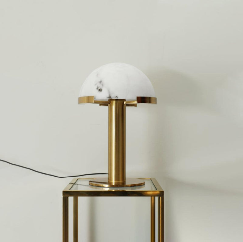 Elegance Alabaster Table Lamp-DWHOME
