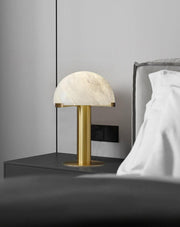 Elegance Alabaster Table Lamp-DWHOME