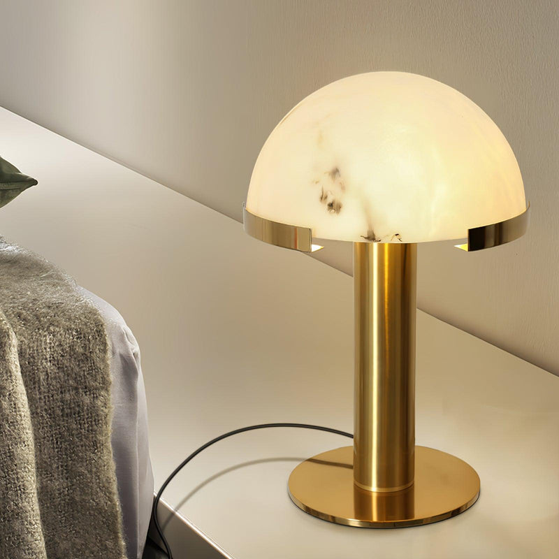 Elegance Alabaster Table Lamp-DWHOME
